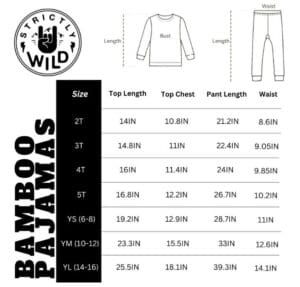 Christmas Pjs Sizing 